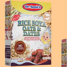 Load image into Gallery viewer, Rice & Soya , Oats and Date Powder(Dr Annie’s Cereal) 400g 6m+