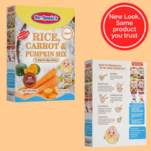 Load image into Gallery viewer, Rice, Carrot & Pumpkin Mix Powder (Dr Annie's Cereal) 400g 6m+