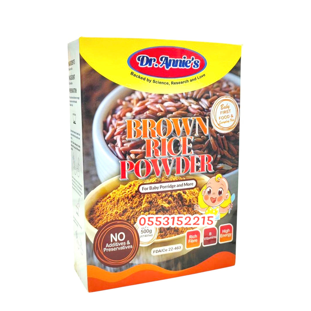 Brown Rice Powder (Dr Annie's Cereal) 500g 6m+