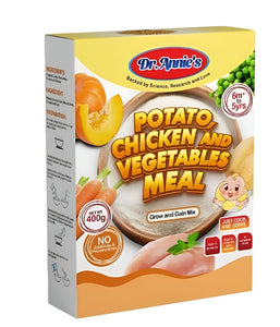 Potato Chicken and Vegetables Meal/ Grow And Gain Mix (Dr Annie's cereal) 400g 6m+