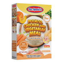 Load image into Gallery viewer, Potato Chicken and Vegetables Meal/  (De. Annie's cereal) 400g 6m+
