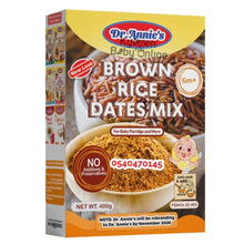 Load image into Gallery viewer, Brown Rice  date mix Powder (Dr Annie's Cereal) 400g 6m+
