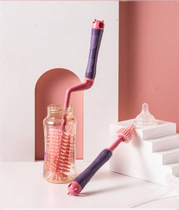 Dr. Annie Baby Silicon Bottle Brush With Straw Brush